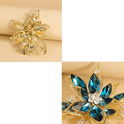 Broches à fleurs élégantes, accessoire de robe chic pour femme