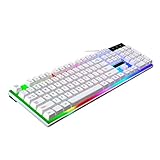 Clavier filaire : clavier rétroéclairé créatif est attrayant, clavier filaire USB pour ordinateur