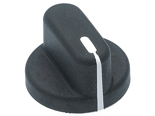 1507-G Thermoplastic Overmold Spring with a Skirted Control Knob and Rectangular Shaft, 1" Height (Pack of 10)