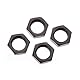 ARRMA ar310449 Radmutter Aluminium (4 Stück), schwarz, 17 mm