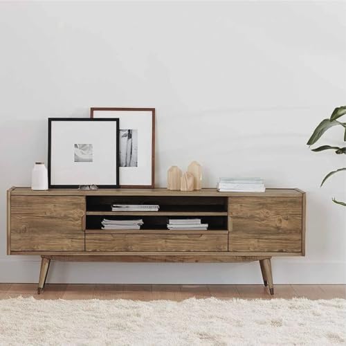 Image of HOME13 Vinyl Kitchen Self Adhesive Vinyl Decorative Brown Wooden Grain Wallpaper for Kitchen Countertop Home /Office 1 Ft x 4 Ft with 2pcs