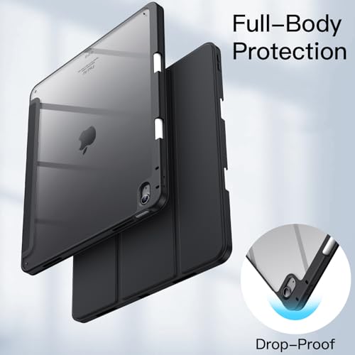 Funda Transparente iPad Air 13 Lote con Protector de Pantalla Privacidad JETech M4 M3 M2 5