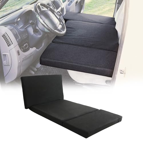 OMAC Letto Camper Letto Cabina Materasso compatibile con FIAT Ducato 2006-2024 Poliestere Nero