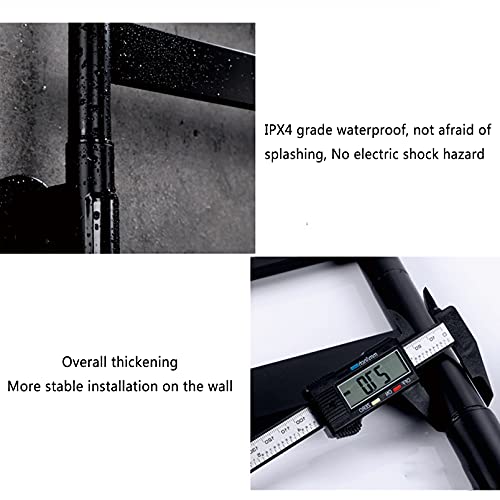 Toallero eléctrico de acero inoxidable con acabado premium de pared 8