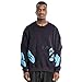 NAGRI Men's Fleece Crewneck Sweatshirt Holy Kanye Sweatshirt Long Sleeve Pullover Sweatshirt Hoodie Dark Grey