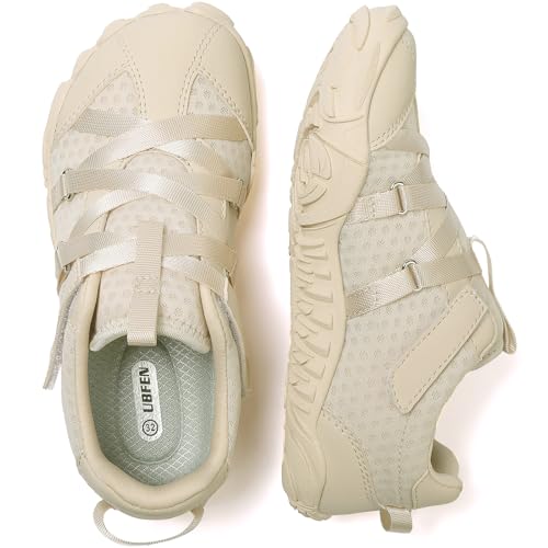 Image of UBFEN Kids Barefoot Shoes Zero Drop Wide Toe Box Sneakers for Boys Girls | Hook&Loop, Lightweight, Breathable, Suitable for Hiking, Walking, Tennis, Running, Daily Wear, Toddler, Little Kid, Big Kid