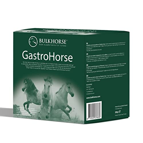 BulkHorse GastroHorse | pour la Digestion et la Fonction INTESTINALE pour Votre Cheval | 15 Sachets Cover