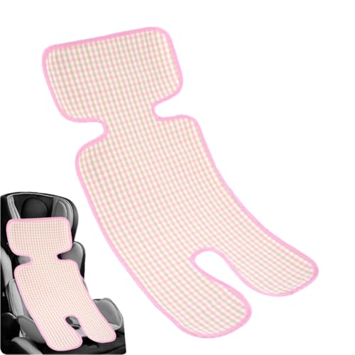 JIEBWCHA Funda Para Asiento De Cochecito - Almohadilla Infantil Para Sillas De Paseo Y Grupo 0+,Colchón 3D Transpirable Soporte Cómodo para Dormir Lavable a Máquina Climas Cálidos Para Niños y Niñas