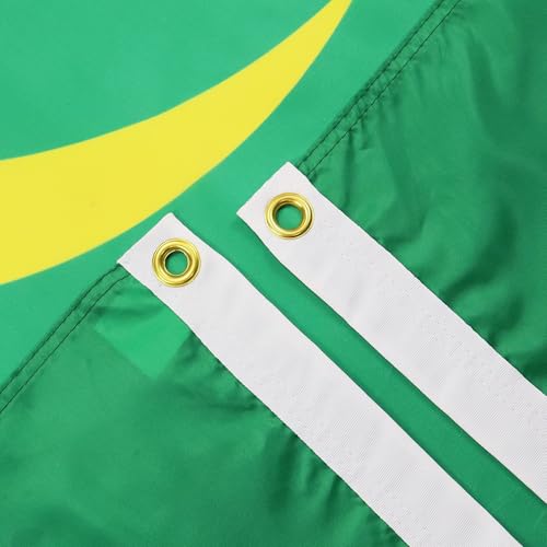 Image of AZ FLAG - Mauritania Flag - 3x5 Ft - Light Polyester Mauritanian Banner with Two Brass Eyelets - Fade Resistant - Vivid Colors - 3' x 5' Feet - 150x90 Cm