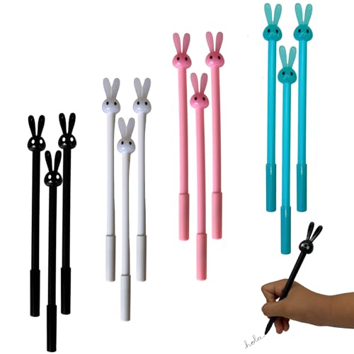 FAMU Land Packung mit 12 Kugelschreibern zum Geburtstag der Schule, lustige Details als Geschenk für Kollegen – Originelle Hasenbälle – Gastgeschenke für Kinderfeiern