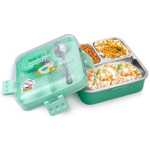 See full amazon price history chart for ATTRO Meal Box 2 Layer Stainless Steel Lunch Box Comes with 1 Detachable Tray, 1 Small Container & 1 Spoon Ideal for Kids BPA Free 1120ml+70ml- Sea Green ATTRO Meal Box 2 Layer Stainless Steel Lunch Box Comes with 1 Detachable Tray, 1 Small Container & 1 Spoon Ideal for Kids BPA Free 1120ml+70ml- Sea Green (B0D4Z4W1X3) Amazon Price History, Amazon Price Tracker