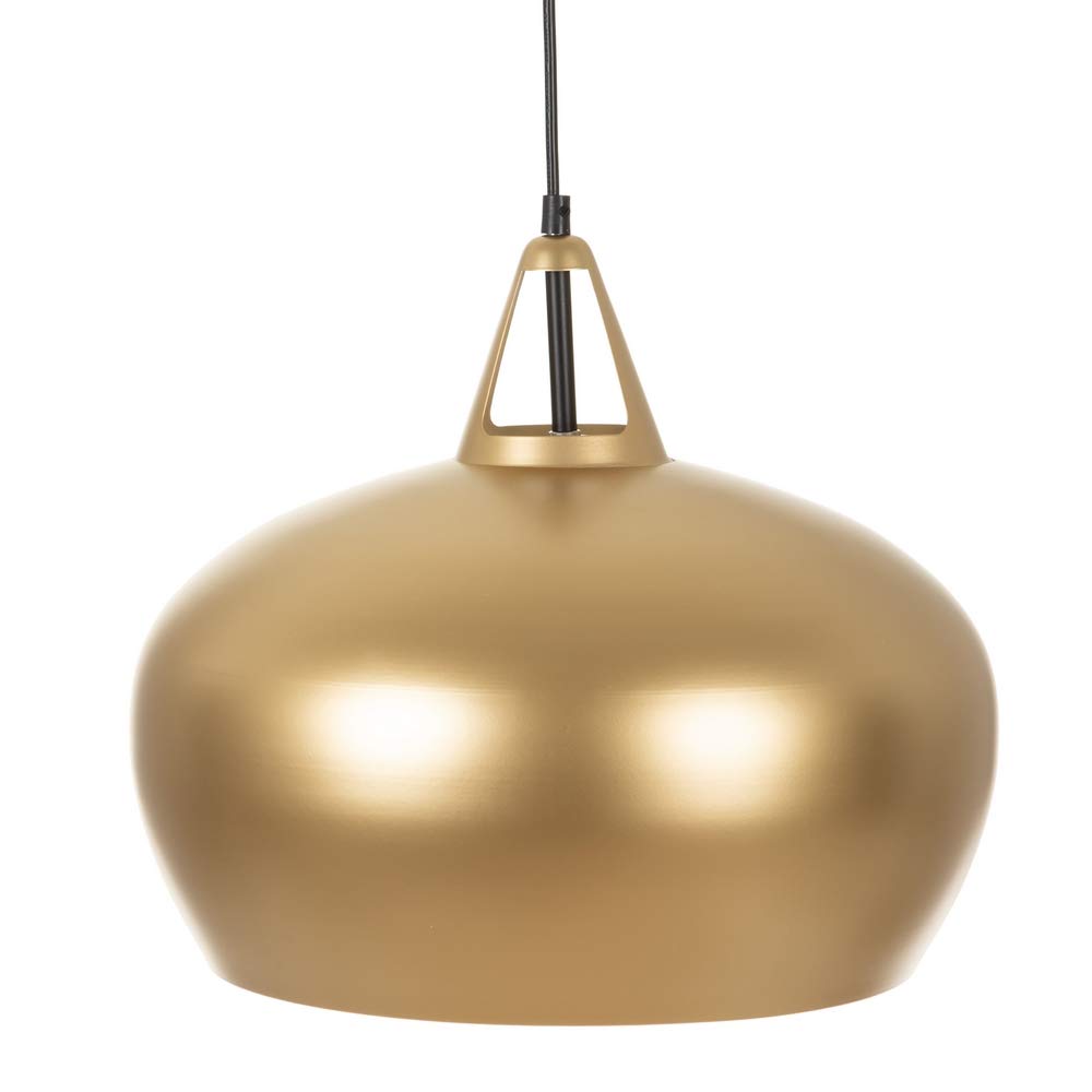 Plafonnier spot en aluminium doré Ø 38x22 cm pour éclairage chic - 8