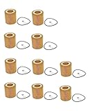 10pcs Oil Filter Compatible with 11427566327 11427541827 11427953129 Compatible with BMW E60 E82
