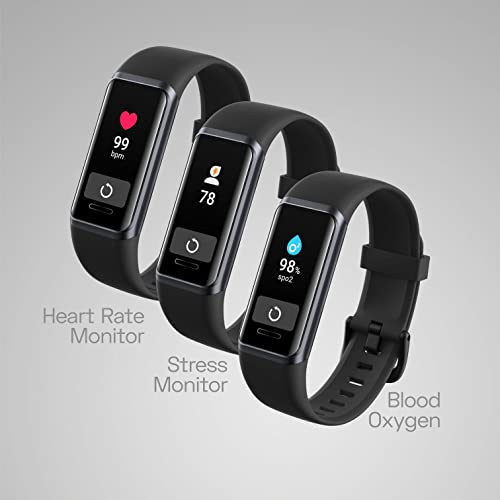 Cubitt Ct1 Fitness Tracker, Activity Tracker With Heart Rate Monitor, Pedometer Watch With Sleep Monitor, Step Calorie Counter, Ip68 Waterproof, Smart Bracelet For Men And Women (Grey) #TOP5