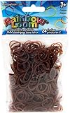 Rainbow Loom® Cocoa Rubber Bands with 24 C-Clips (600 Count)