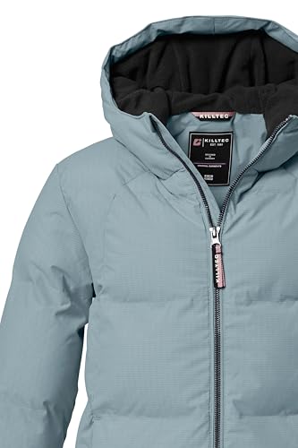 killtec Mädchen Steppjacke/Winterjacke mit Kapuze KOW 357 GRLS QLTD JCKT, hell rauchblau, 140, 42150-000