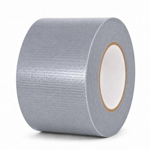 Image of GGR Supplies CDT-36 Industrial Grade Cloth Duct Tape, Gray 4 Inch x 60 Yards, Waterproof UV Resistant Heavy Duty, Clean Removal with No Sticky Residue for Repairs, Packaging, and Bundling
