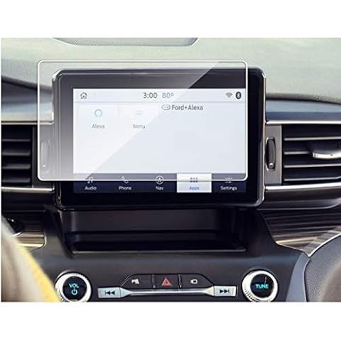 Screen Protector Compatible with 2020-2024 Ford Explorer, SYNC3 8 Inch Touch Screen,Wonderfulhz,Anti Scratch,Shock-Resistant,Premium Tempered Glass Cover