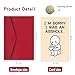 Funny Apology Cards for Her Him, I'm Sorry Card, Unique Apology Gifts for Women, Men, Friends, Forgive Me Card, Apology for Wife