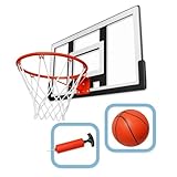 FÁCIL DE INSTALAR Y TRANSPORTAR – Gracias a su tamaño compacto y diseño versátil, la canasta baloncesto pared o puerta se monta fácilmente en minutos. Perfecta para colocar en habitaciones, patios o terrazas y adaptarse a cualquier espacio de juego.