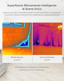 La termocamera compatta HIKMICRO E03 ha una risoluzione SuperIR di 240x240 e una camera visibile con risoluzione 96x96/9216 pixel, 25 Hz, display touchscreen da 3.5", IP54, da -20°C a 350°C