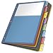 Cardinal Poly Double Pocket Dividers, 8-Tab, Multi-Color (84017CB)