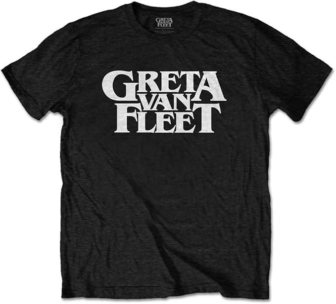 Greta Van Fleet 'Logo' (Black) T-Shirt (x-Large)