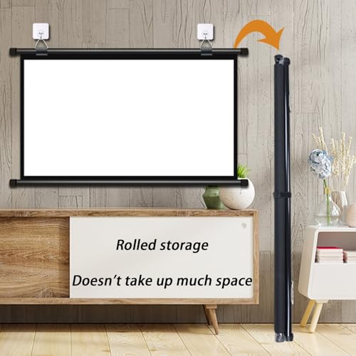 Pantalla Manual de Proyector 50" 4:3/16:9 para Teatro en Casa miniatura 2