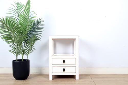 Yajutang Cómoda china mesita de noche madera