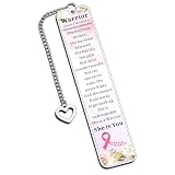 Breast Cancer Survivor Bookmark, Breast Cancer Gifts for Woman Sister