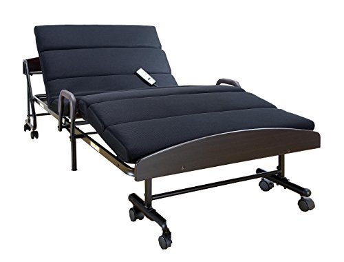 SUN HARVEST モコモコ電動折りたたみベッド ブラウン TS-650W BK