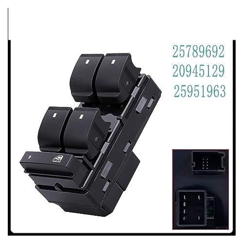 Commande lève-vitre principal Silverado Yukon Sierra Traverse Buick 20945129 - 2