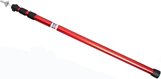 yeacher Barras de suporte de barraca de liga de alumínio engrossar hastes de suporte de barraca ajustáveis Abrigo de praia lona toldo poste de substituição de postes acessórios para acampamento, caminhadas, mochila, barraca