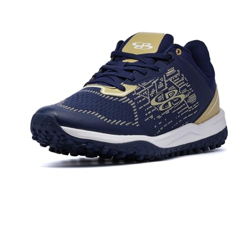 Boombah Viper Pureknit Men's Turf - Status - Navy/Vegas Gold - Size 11.5