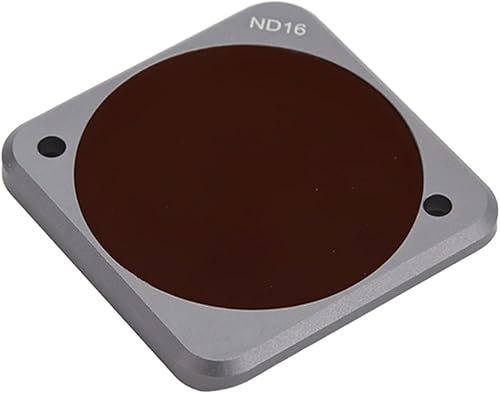 Miniatura 4 de Juego de filtros de lente de cámara, lente multicapa de densidad neutra ND filtros de repuesto, ND4ND8ND16ND32ND64, para DJI Action 2 (ND16)