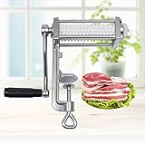 Manual Meat Tenderizer Cuber Clamp-On Meat Tenderizer Heavy Duty Steak Flatten Tool for Home Kitchen