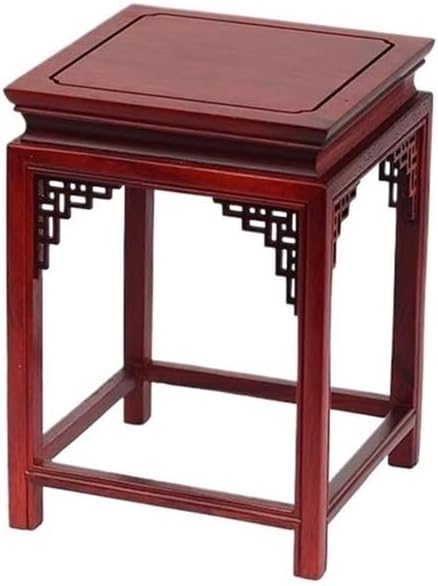 Vase Stand Teapot Bonsai Display Stool, Rosewood for Home Office Decoration Pedestal(Large)