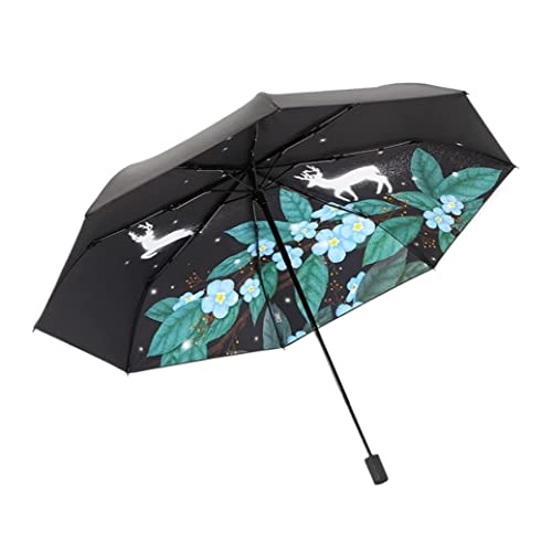 Parapluie coupe-vent et parasol en vinyle avec protection solaire