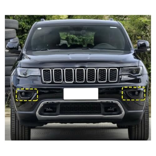 Cubiertas para faros antiniebla compatibles con Jeep Grand Cherokee 2018 2019 2020 2021 3