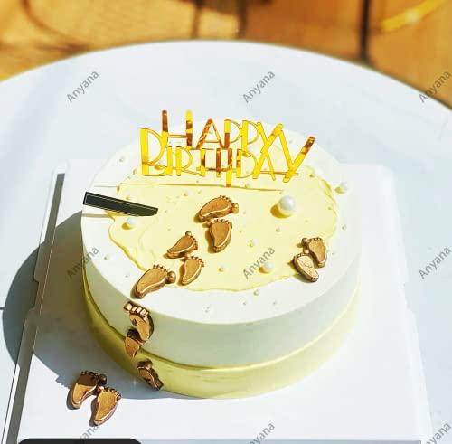 Anyana Baby Foot Print Baking Molds Footstep Silicone Fondant Molds Baby Shower Cake Decorating Tools Gumpaste Christening Cupcake Topper Decorations Party Resin Clay Chocolate Candy Molds Easy To Use #TOP5