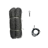 Protezione Efficace: Il kit rete anti piccioni per balconi è progettato per una protezione sicura e duratura contro gli uccelli indesiderati. Rete di Alta Qualità: Maglia da 50 mm che impedisce il passaggio dei piccioni senza ostruire la vista, realizzata con materiali resistenti agli agenti atmosferici. Facile da Installare: Include tasselli di fissaggio circolari e corda perimetrale per un montaggio rapido e stabile. Dimensione 5x5 colore nero Uso Versatile: Ideale per balconi, terrazze, cortili, giardini e altre aree esterne dove serve protezione efficace.