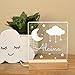souleather Moon and Stars Custom Name Kids Bedroom, Nursery Personalized Night Light, Childs Playroom, Gift for Kids