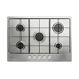 Colore del prodotto: Acciaio inox, Posizionamento dell'apparecchio: Da incasso, Dimensione della larghezza del piano cottura: 75 cm. Tipo di controllo: Manopola, Posizione di controllo: Frontale. Potenza aggregata (gas): 10300 W, Tensione di ingresso AC: 220-240 V, Frequenza di ingresso AC: 50/60 Hz. Larghezza: 730 mm, Profondità: 510 mm, Altezza: 58 mm. Larghezza imballo: 800 mm, Profondità imballo: 560 mm, Altezza imballo: 160 mm