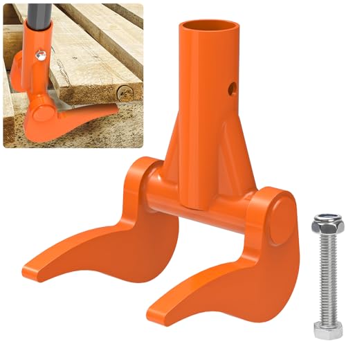 Insaga Pallet Buster Tool - Fully Welded Deck Board Removal Tool for Demolition Heavy Duty Deck Wrecker Pry Bar Wooden Pallet Dismantling Tool (Head Only No Handle)