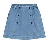 Petit Bateau Jupe Enfant Courte en Coton Unie