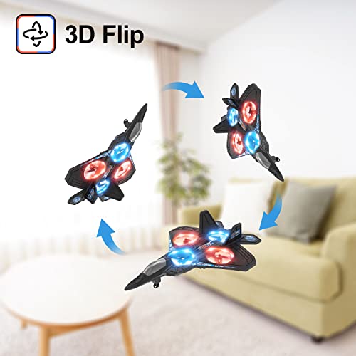 Holyfun Drone For Kids And Beginners Rc Plane With Light, Remote Control Airplane Quadcopter Helicopter With Auto Hovering, 3D Flip And 3 Batteries (18 Mins), Great Gift Toy For Boys And Girls #TOP2