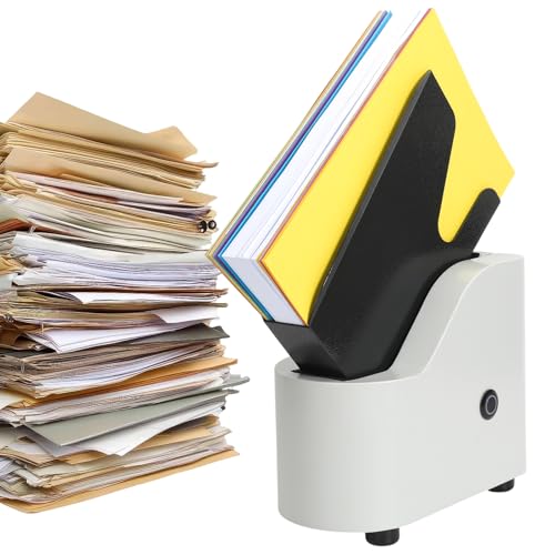 CHENNTAI Automatic Desktop Paper Jogger, 5-Second Sorting 300-Sheet Capacity 6000R/Min