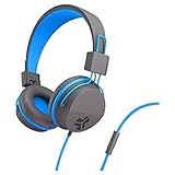 JLab Audio Neon Headphones On-Ear Feather Light, Ultra-plush Eco Leather, 40mm drivers, GUARANTEED...