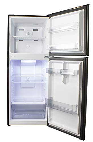 Danby Dff070B1Bsldb-6 7.0 Cu.ft. Mid-Size Refrigerator, Frost-Free Apartment Fridge With Top Freezer, E-Star Rated, 7, Black Stainless Look #TOP4