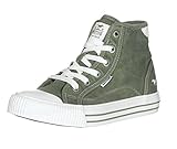 MUSTANG Damen 1420-504-72 Sneaker, Gruen/grau, 40 EU